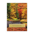 Fall Colors Thanksgiving Card - Gold Lined White Fastick  Envelope